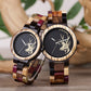 Wooden Couple Watch- Men Women Quartz Lovers