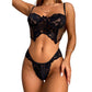 Three-point Sexy Lace Mesh See-through Strap Bra Underwear Set