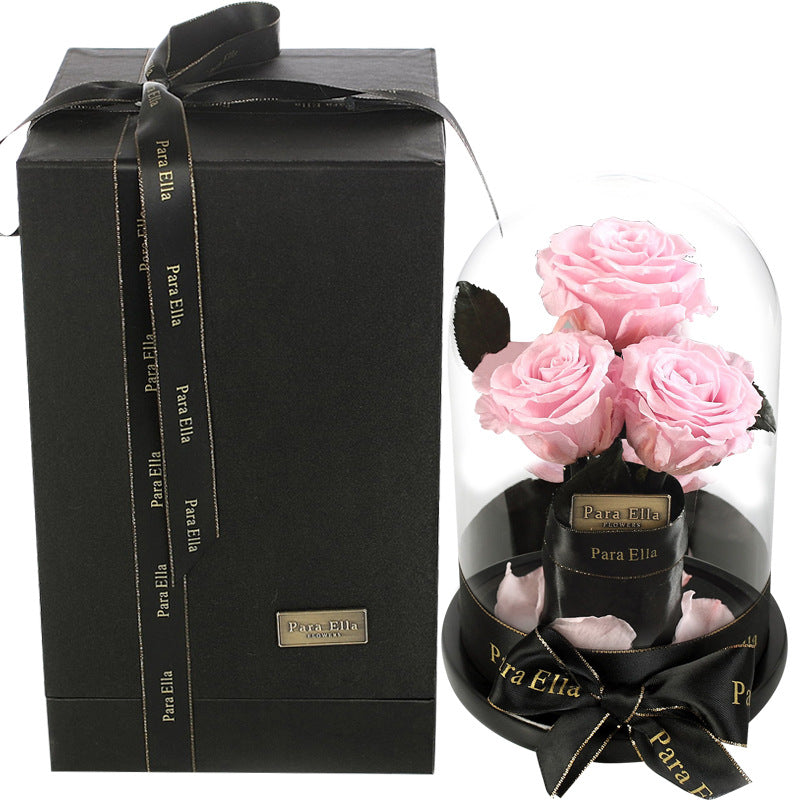 Valentines Day Gift Preserved Flower Finished Rose Gift Box