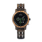 Ebony & stainless-steel Wooden Wristwatch For Men