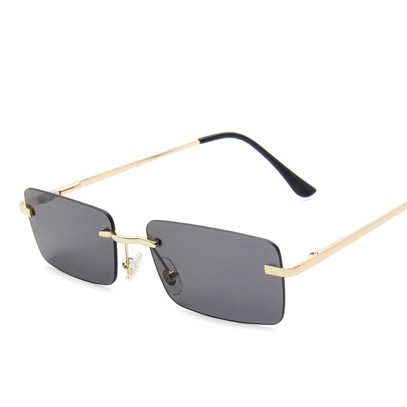 Rimless sunglasses women square