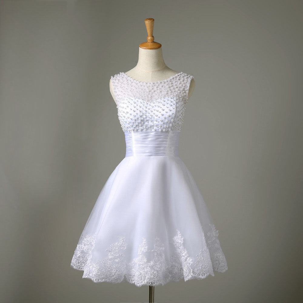 Sexy Lace Bridal Wedding Short Dress