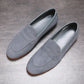 Men's leather lazy shoes