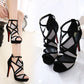 Fashion Thin High Heel Color Matching Women's Sandals