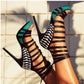 Sexy high heel stiletto women's shoes sandals ribbon strap