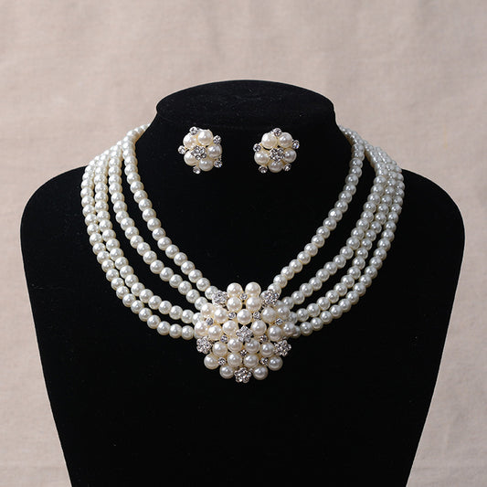 Bridal chain - luxury pearl