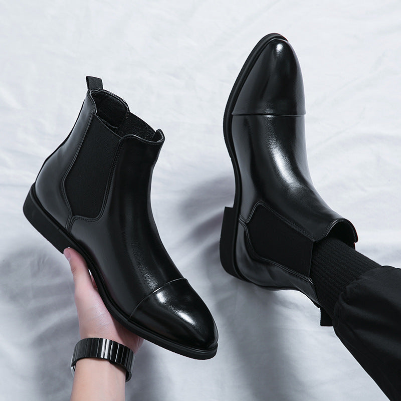 British Fashion Chelsea Leather Boots