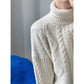 Women Simple Thick Outer Wear Turtleneck Sweater