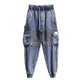 Fall Men Jeans Loose Hip-hop