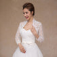 Lace bridal jacket