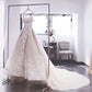 Sweetheart Lace-satin wedding dress