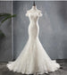 Mermaid light wedding dress lace