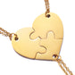 Stainless Steel Combination Heart-shaped Necklace