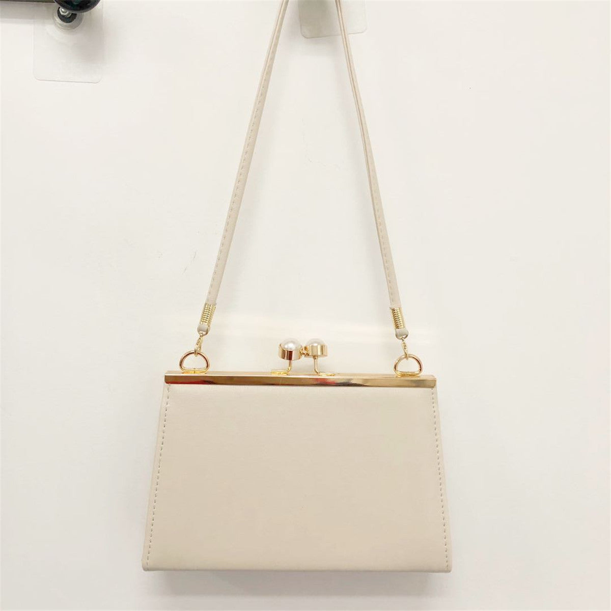 Leather Simple Style One Shoulder Bag