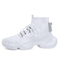 Flying woven casual socks shoes