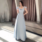 Fashion Simple Long Bridesmaid Dress