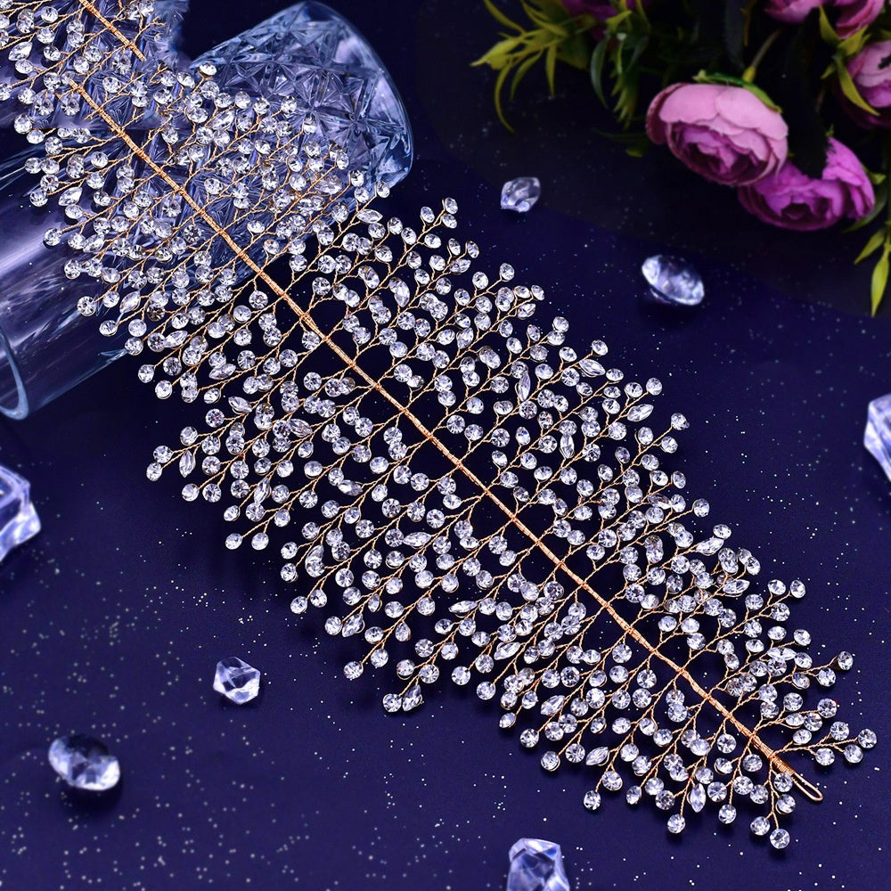 Pure Rhinestone Headband Bridal