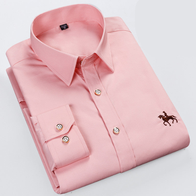 Men Long Sleeve Shirt Casual