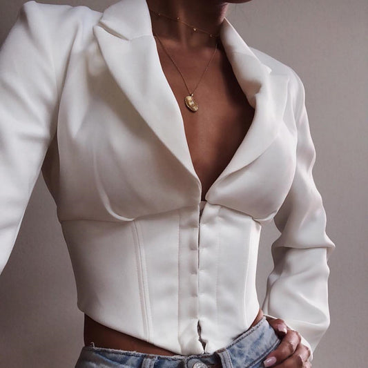 Cardigan Sexy cropped blazer