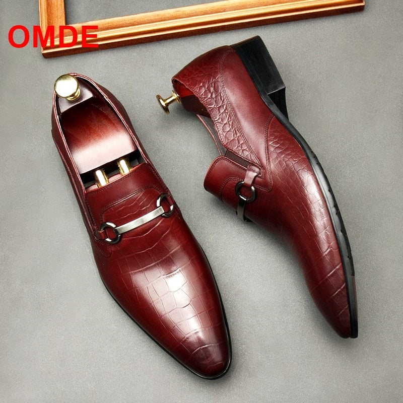 Classy Cowhide Business Dress Shoes