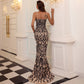 Sexy Dress Slim Sequins Backless Beautiful Women