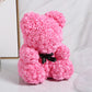 25cm Cute Flower Rose Bear Handmade Valentines Gift