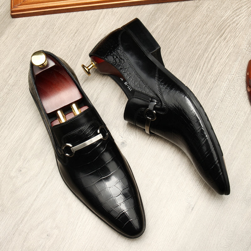 Classy Cowhide Business Dress Shoes