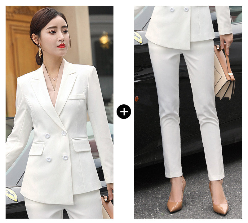 Fashionable Commuter Style Casual Slim Suit