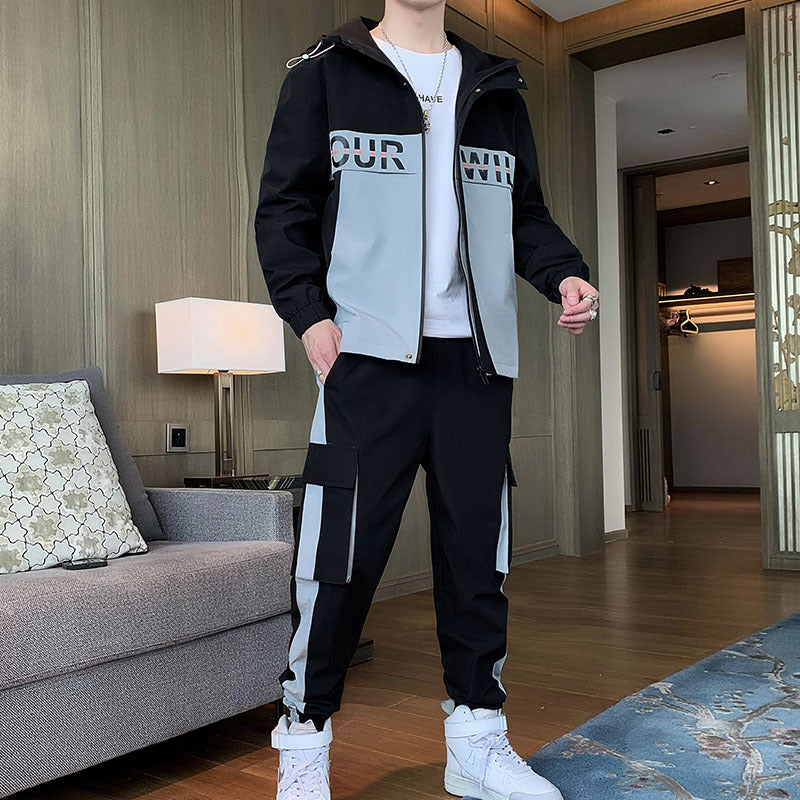 Tracksuit 2 Pcs Set Jackets and Pants