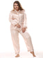 Simulation silk pajamas set