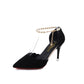 Beaded Chain Strap Shallow shoe