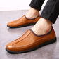 Men Full Grain Leather Slip-on Shoes