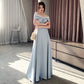 Fashion Simple Long Bridesmaid Dress