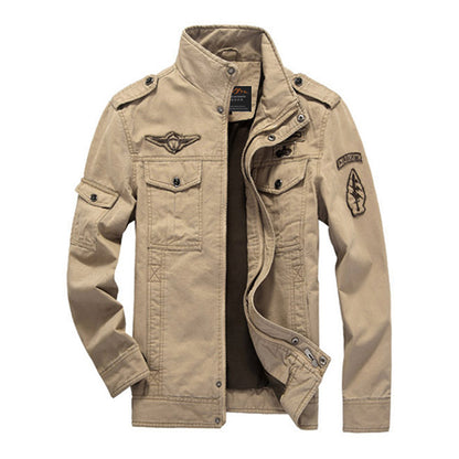 Men Cotton-Air Force Thick Jackets