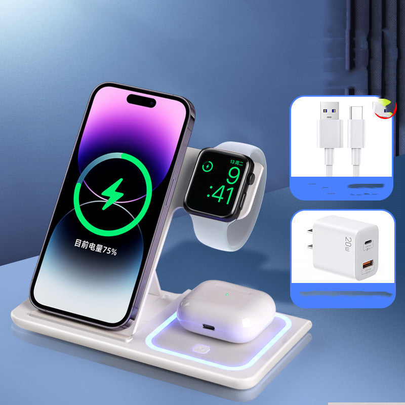 3-in-1 Wireless Charger For phone/watch/earphone