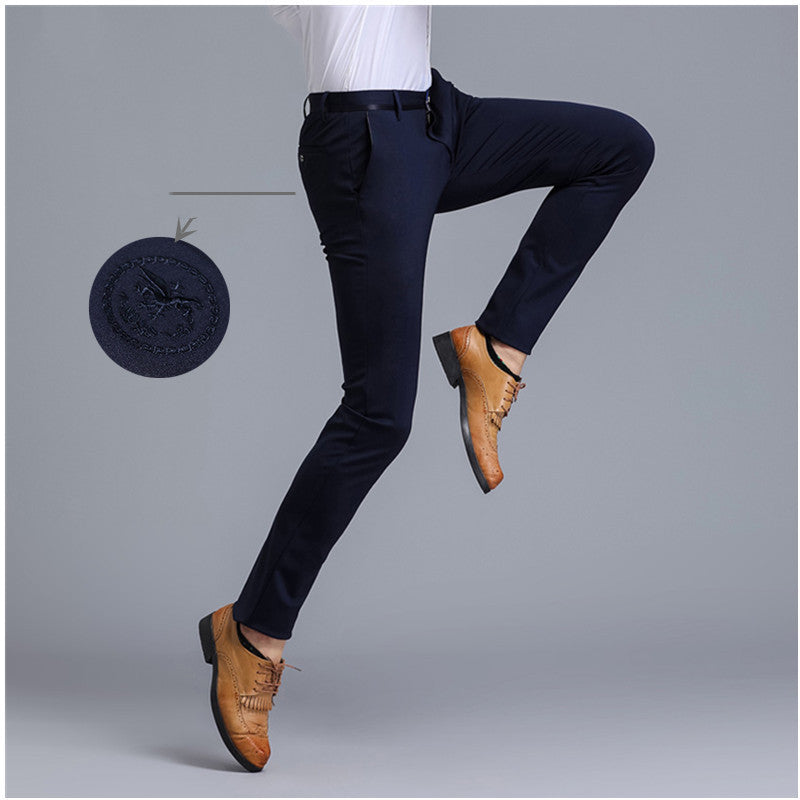 Fit Solid Color Straight Loose Casual Pants