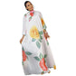 Digital Printing Flora High Neck Dress