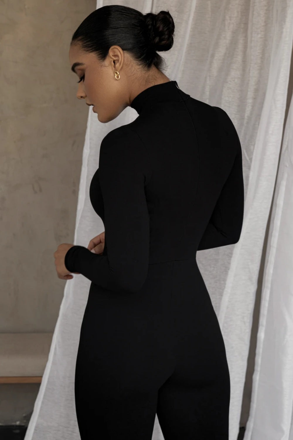 Casual Tight Long Sleeve Jumpsuit