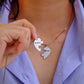 Stainless Steel Combination Heart-shaped Necklace