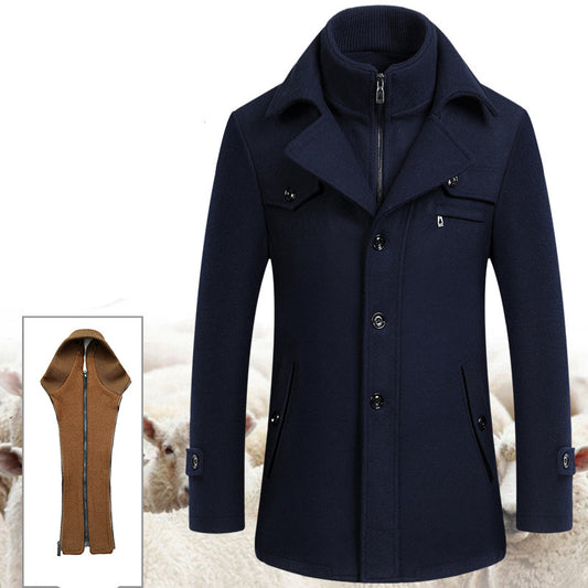 Wool Jacket Men's Coat