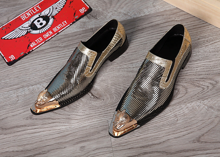 Men Classy Pointed Toe Fashion Leather Shoes