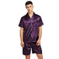 Men's Stain Silk Pajama Set