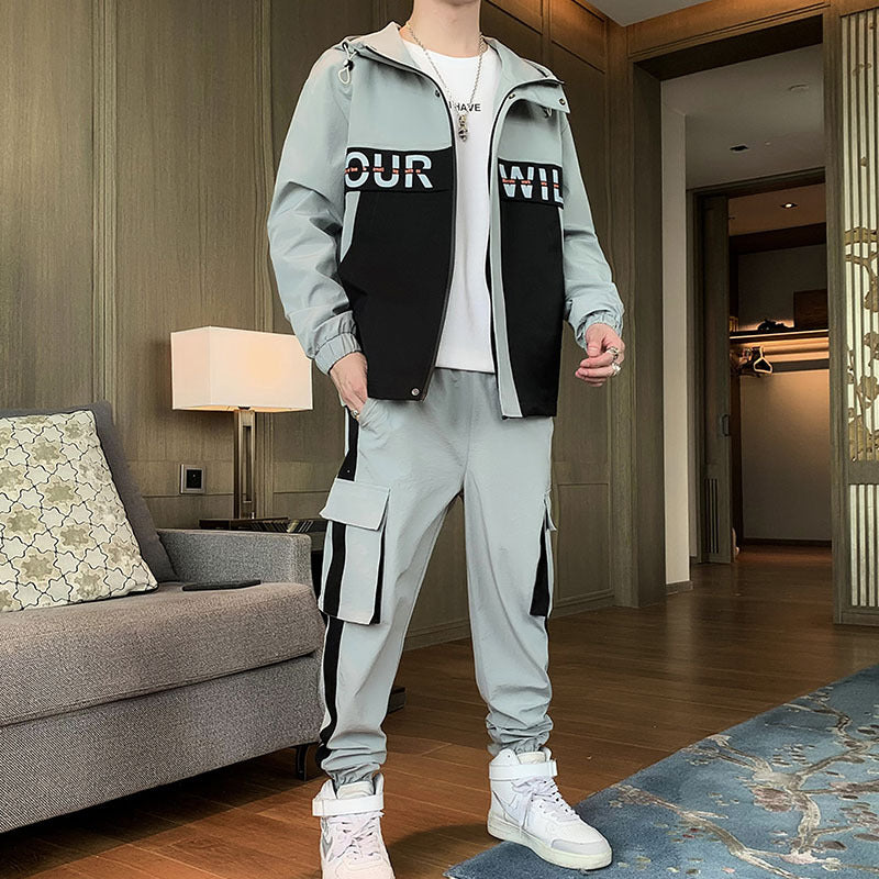 Tracksuit 2 Pcs Set Jackets and Pants