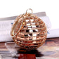 Diamond Handbag Ladies Spherical Dinner Bag