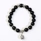 Natural Opal Beads Crystal Vintage Stainless Steel Bracelets