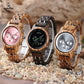 Ebony & stainless-steel Wooden Wristwatch For Men