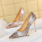 Shiny Women's Large Stiletto Heel