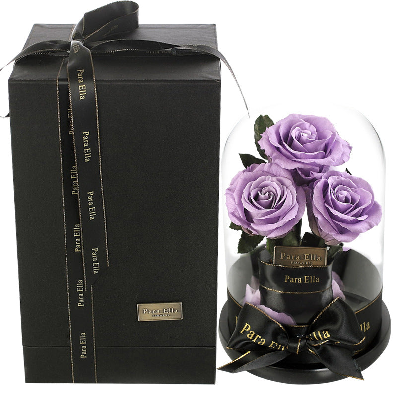 Valentines Day Gift Preserved Flower Finished Rose Gift Box