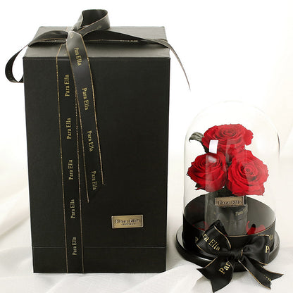 Valentines Day Gift Preserved Flower Finished Rose Gift Box