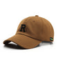 Adjustable Letter R Embroidery Unisex Cap